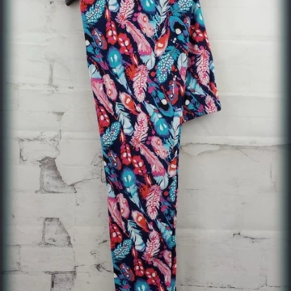 My Lala Leggings feathers